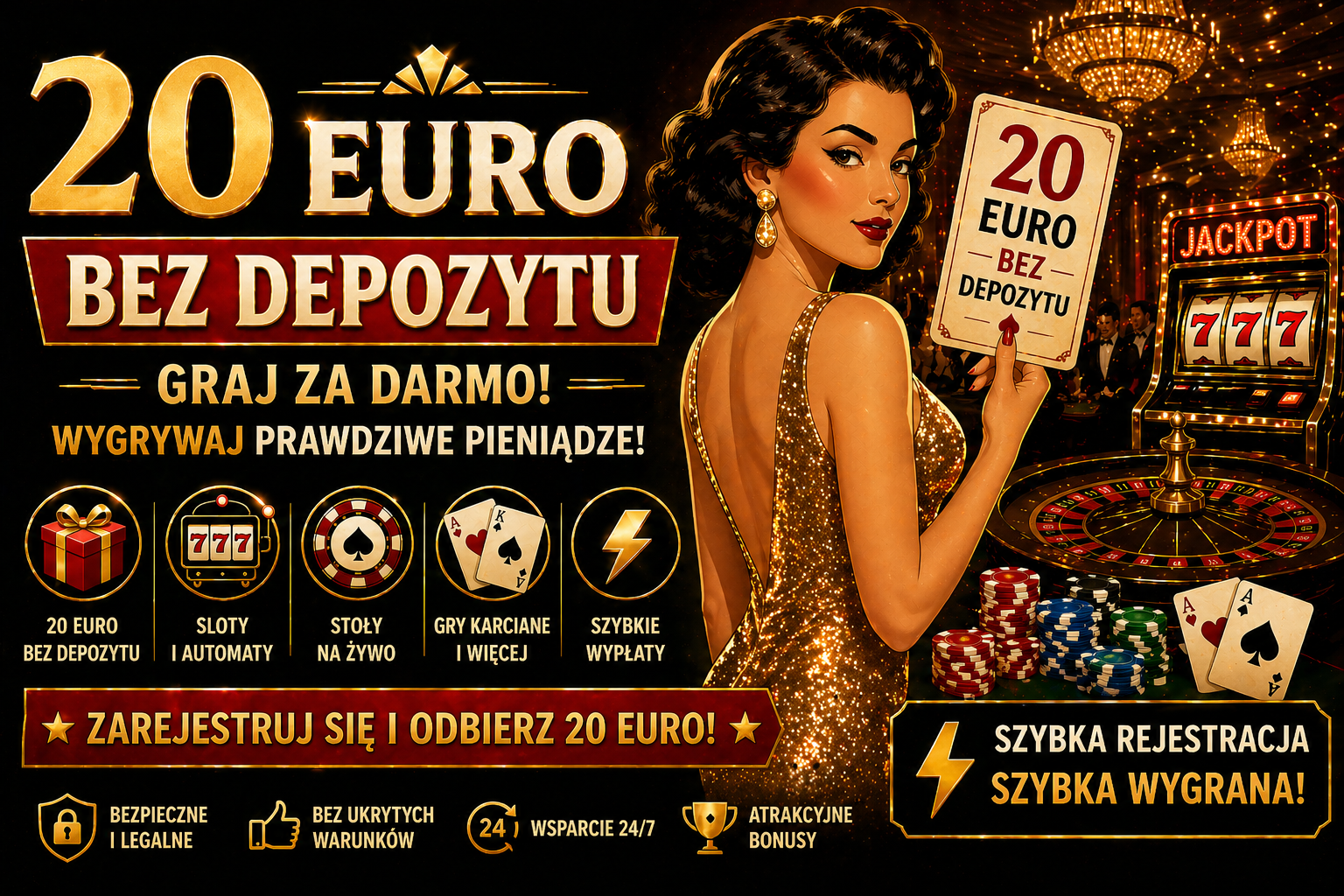 20 euro bez depozytu
